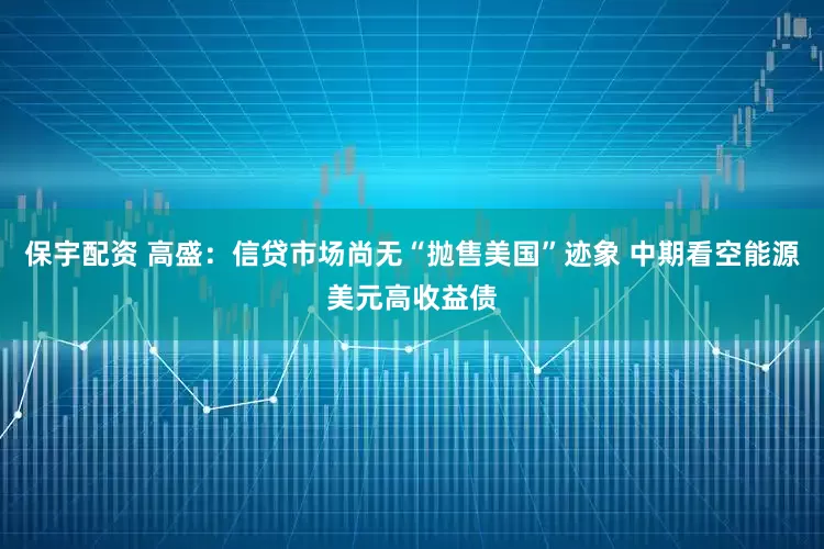 保宇配资 高盛：信贷市场尚无“抛售美国”迹象 中期看空能源美元高收益债